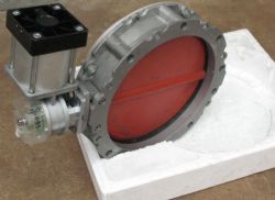 Butterfly valve for dust proof